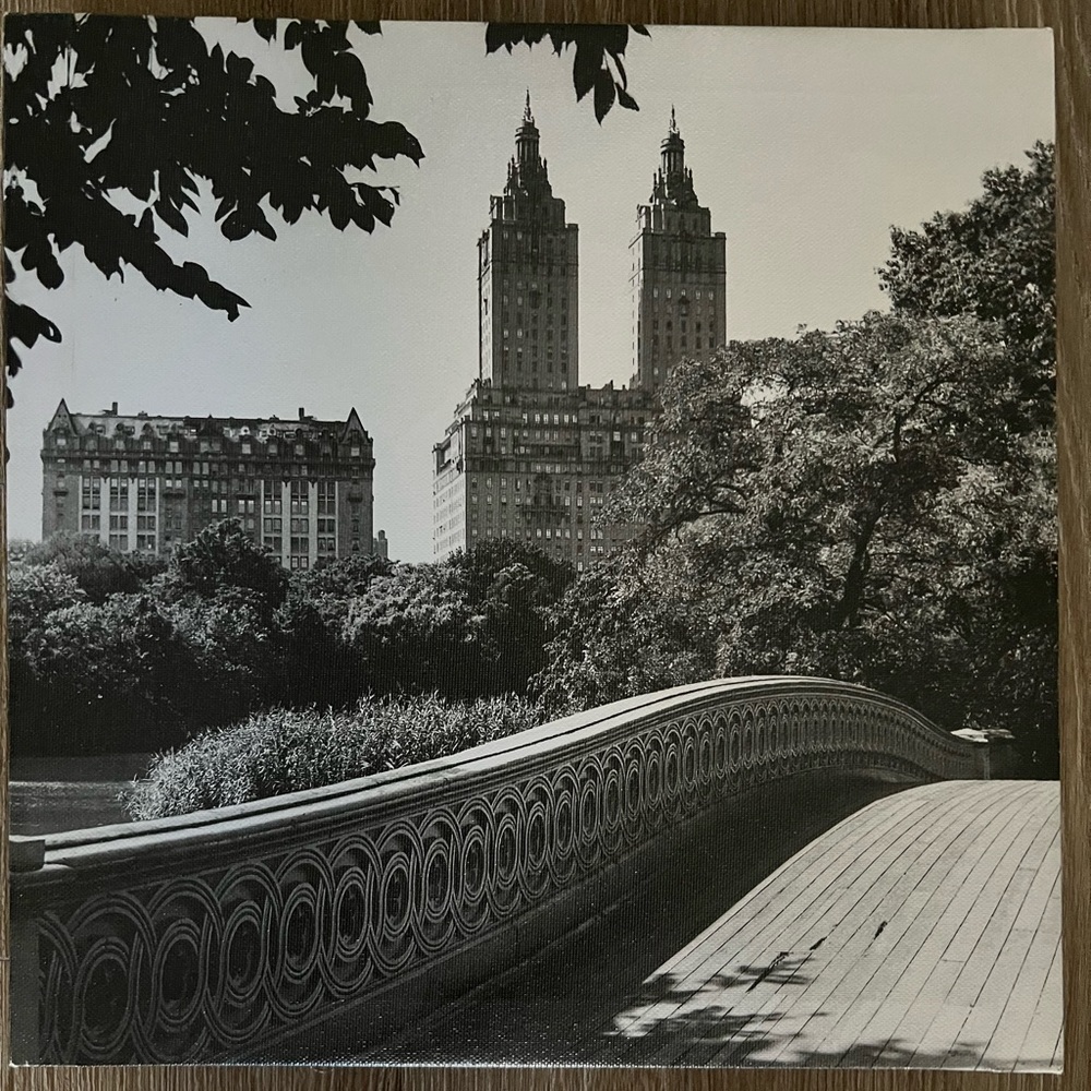 Vintage black and white NYC canvas prints (4)